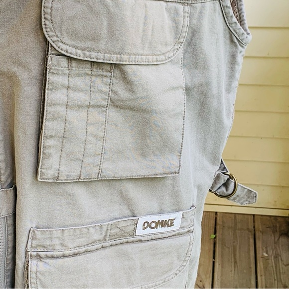 Vintage Domke PhoTOGS Vest Utility Mens XL Cotton Khaki Pockets Photographer - Picture 3 of 11